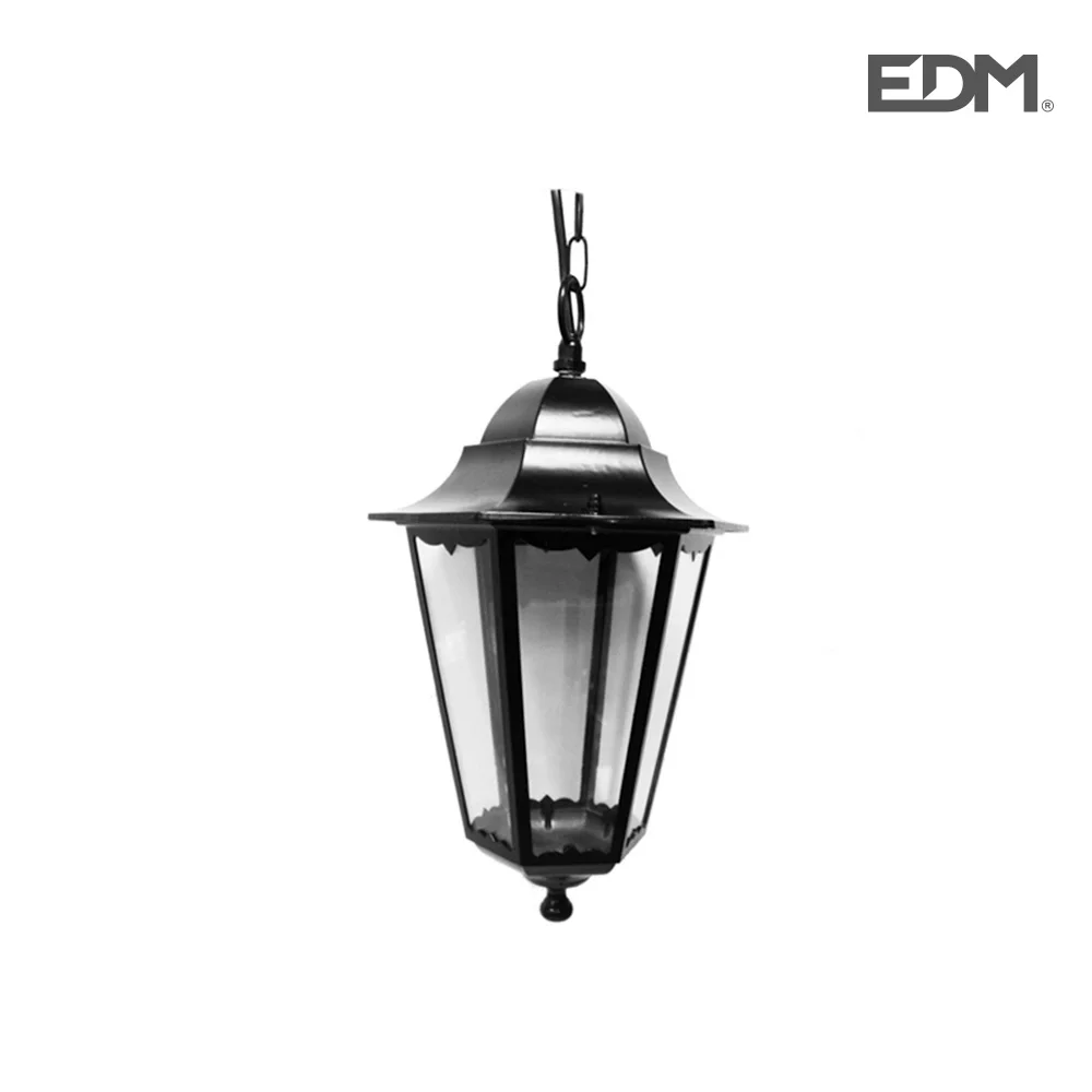Suspensao de Teto Tipo Farol Aluminio e Vidro 41x.