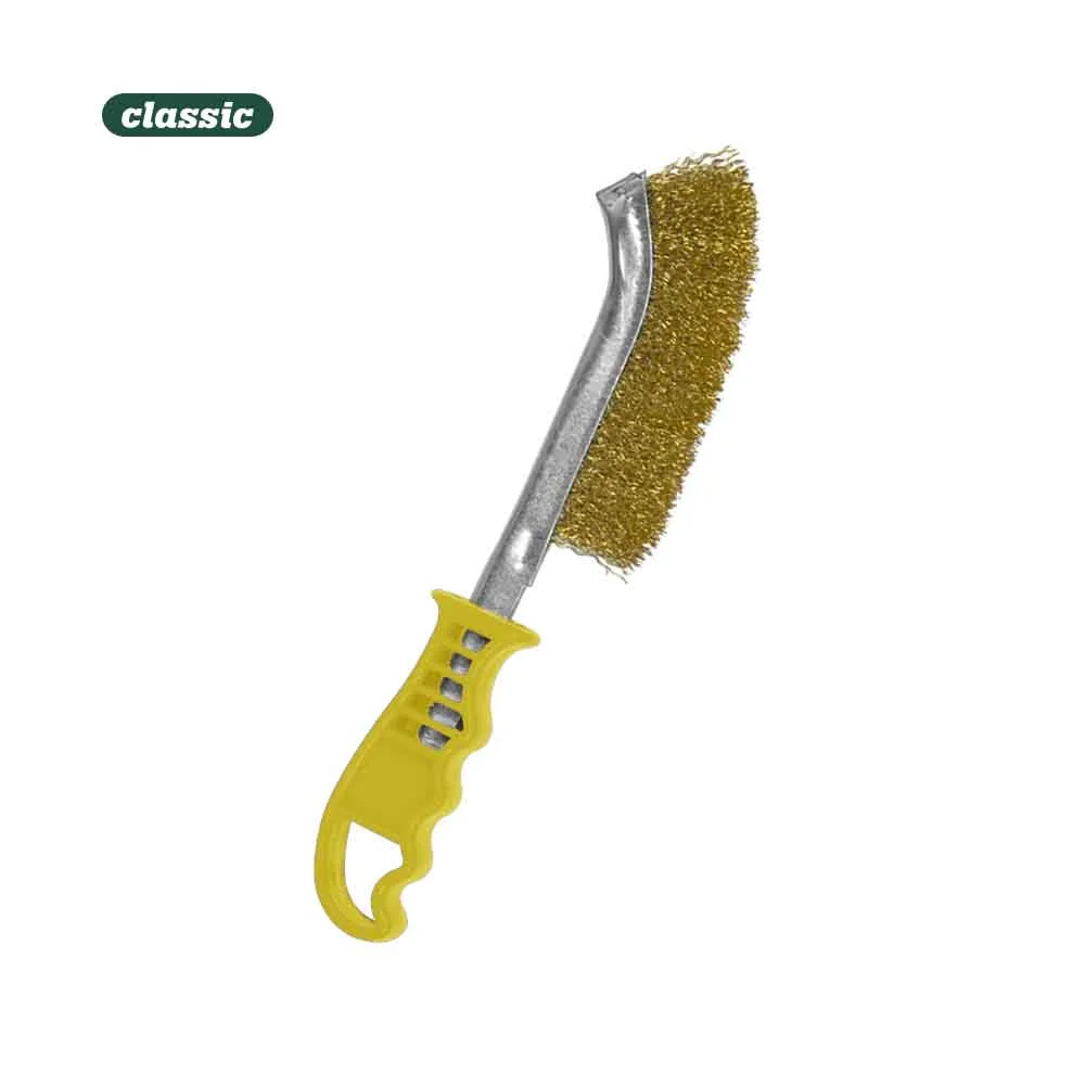 Escova Universal De Mao Cabo De Plastico Bronze F1