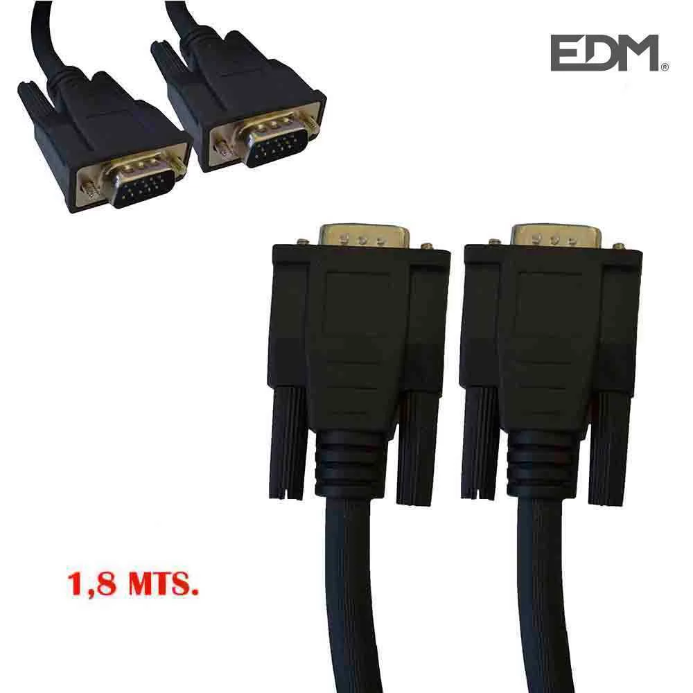 Conexão Super Vga Macho Macho 1,8m