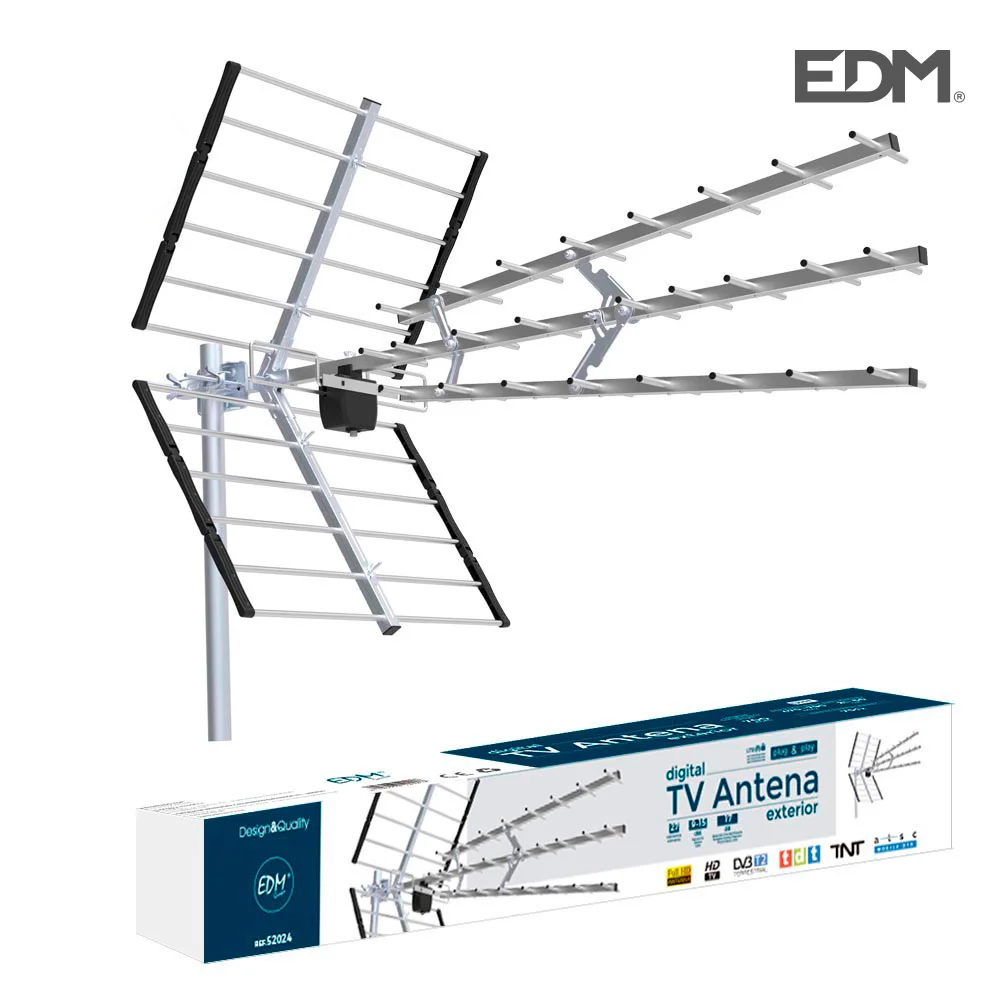 Antena Uhf Tv Edm 470-694 Mhz Professional
