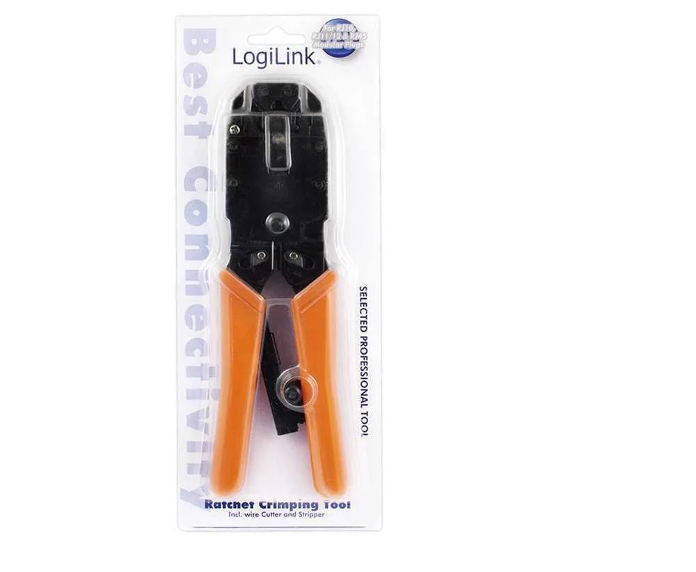 Logilink Werkzeug Crimpzange Rj45 8p8c Universal Rj12 6p6c