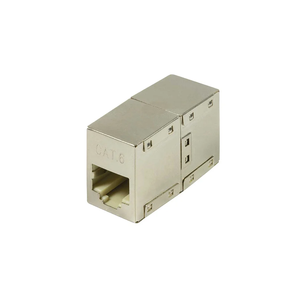Adaptador Cat. 6 Rj445 para Unir Dois Cabos Rj45