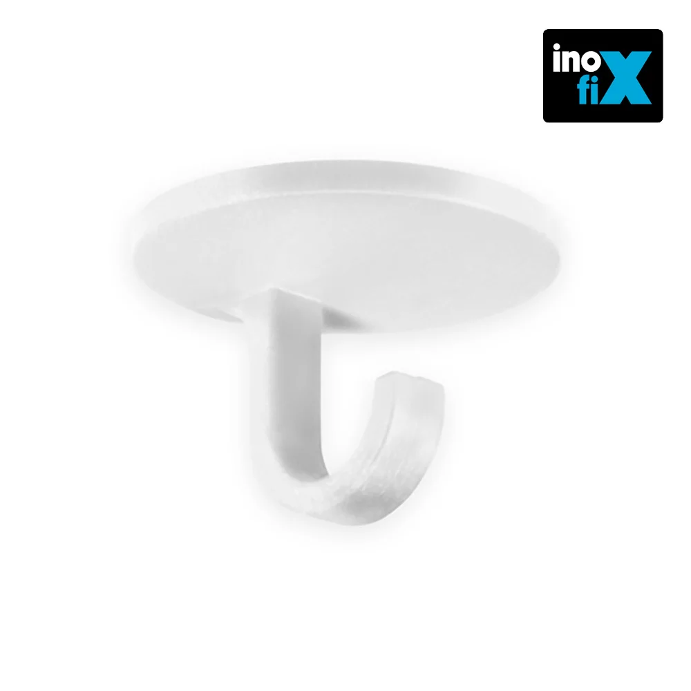 Cabide Adesivo Branco Blister (Blister 4 Unid) Ino
