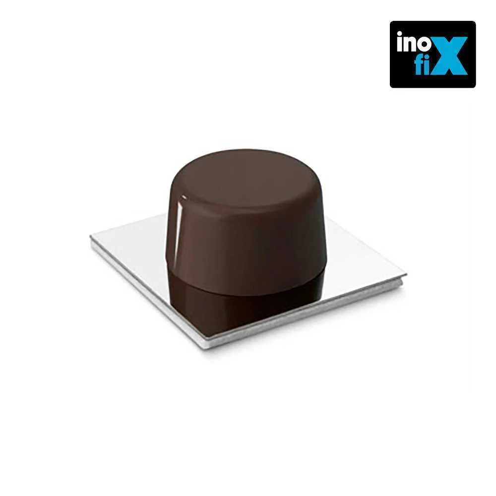 Batente Adesivo Castanho (blister) Inofix