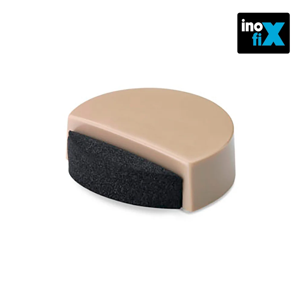 Batente Adesivo Silencioso Bege (blister) Inofix