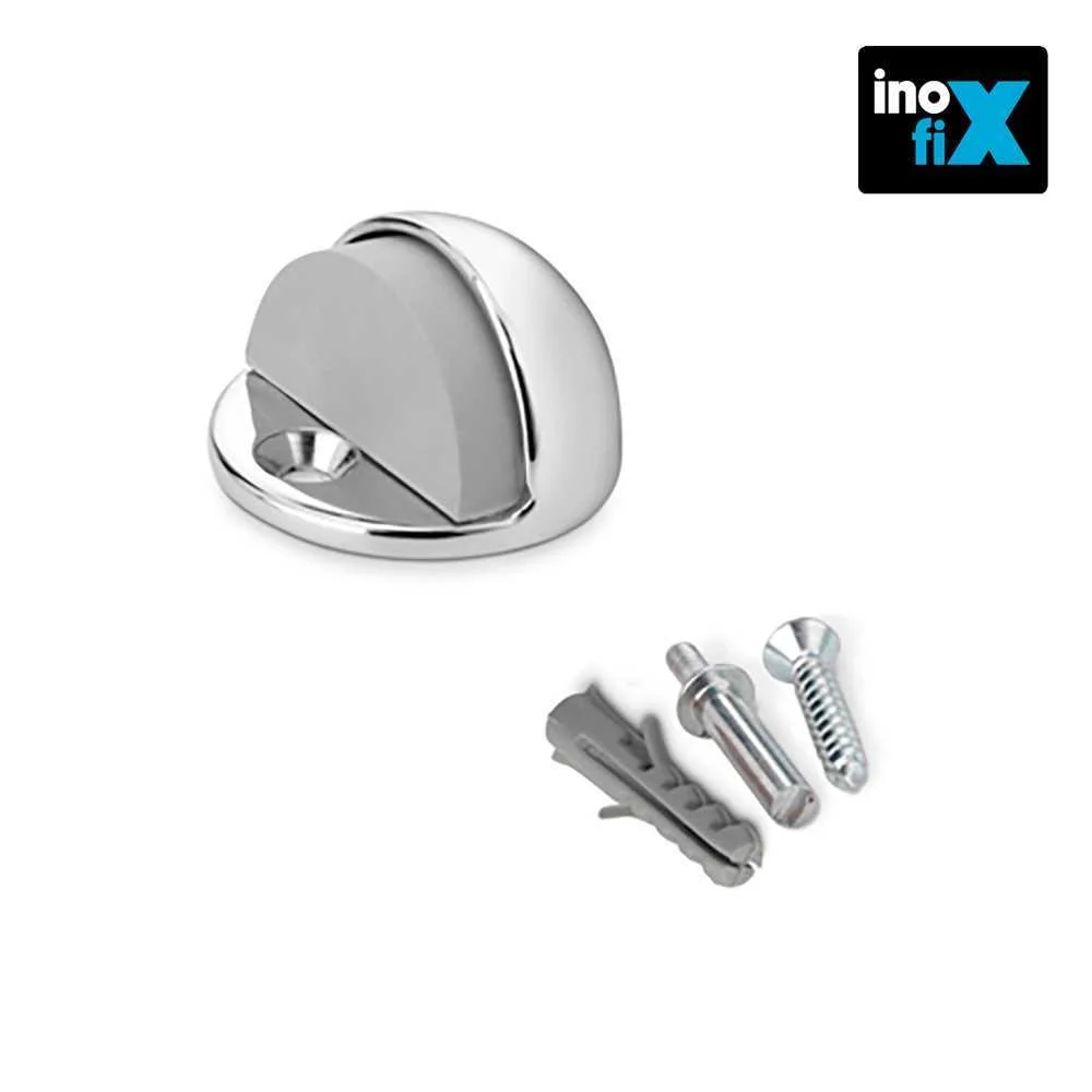 Batente para Porta Metalico Con Parafuso Cromado .