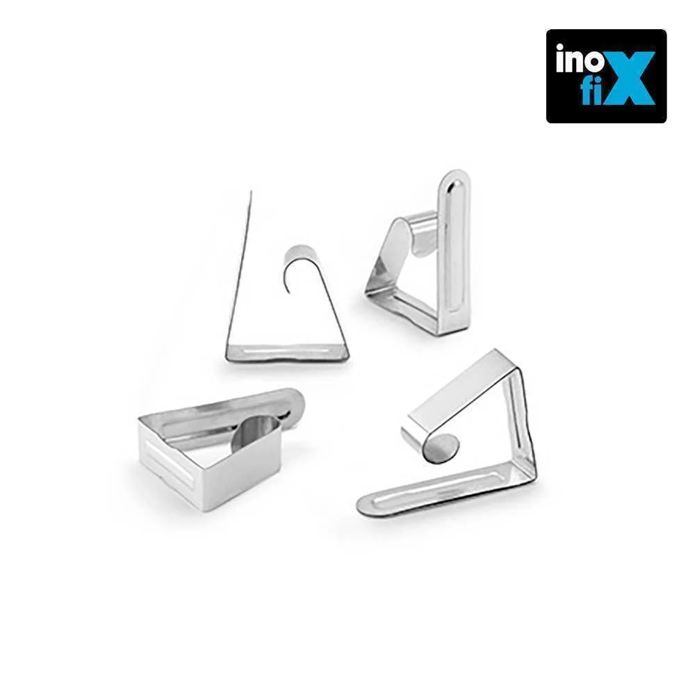 Clips Para Prender Toalhas Metalica (Blister 4 Uni
