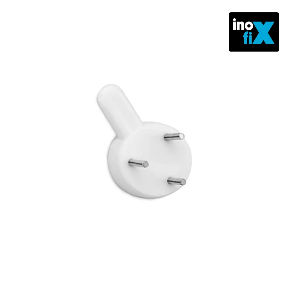 Gancho para Imagens. Branco (Blister 6 Unid.) Inofix