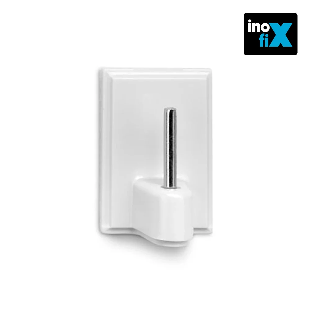 Cabide Adesivo Branco (Blister 4 Unid.) Inofix
