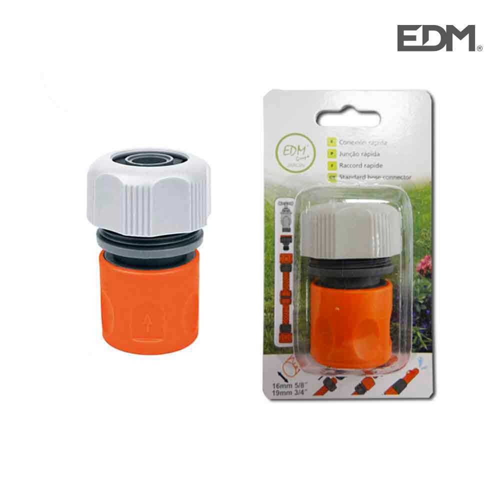 Conector Rápido 19mm 3/4" (Blíster) com Quatro Fixações Edm