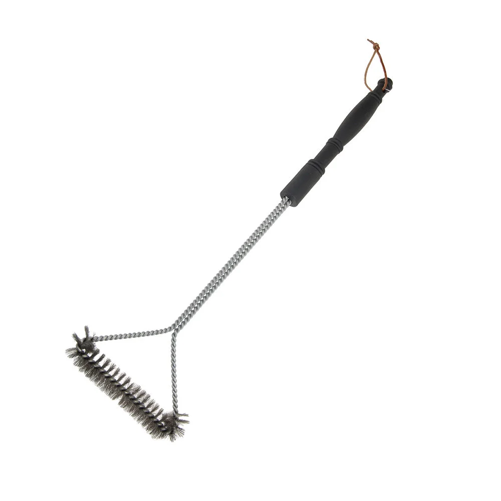 Escova para Churrasqueira Metalica. Con Cabo 16,3x54,5cm Bbq