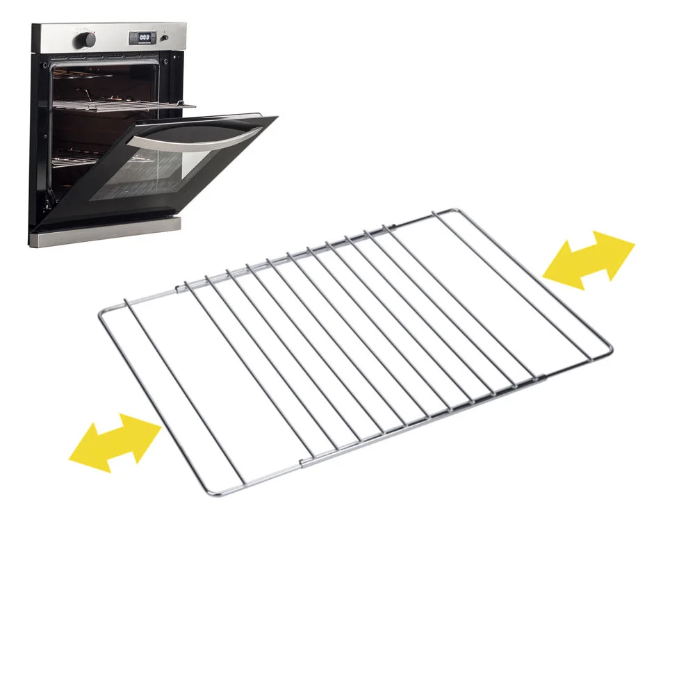 Grelha Cromada Para Forno Estensível De 38,5Cm Até
