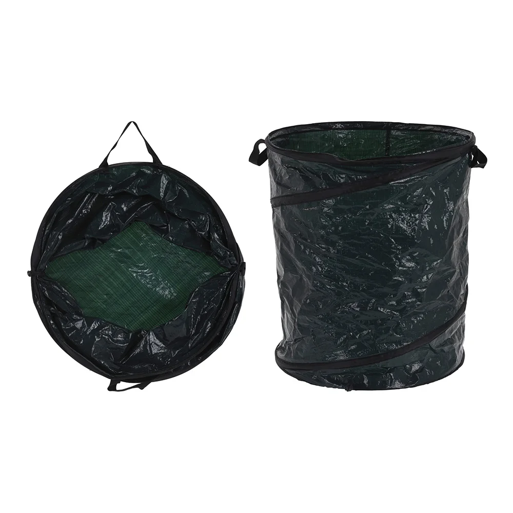 Saco de Jardim com Aro Ø40x50cm Cor Verde 85l Progarden