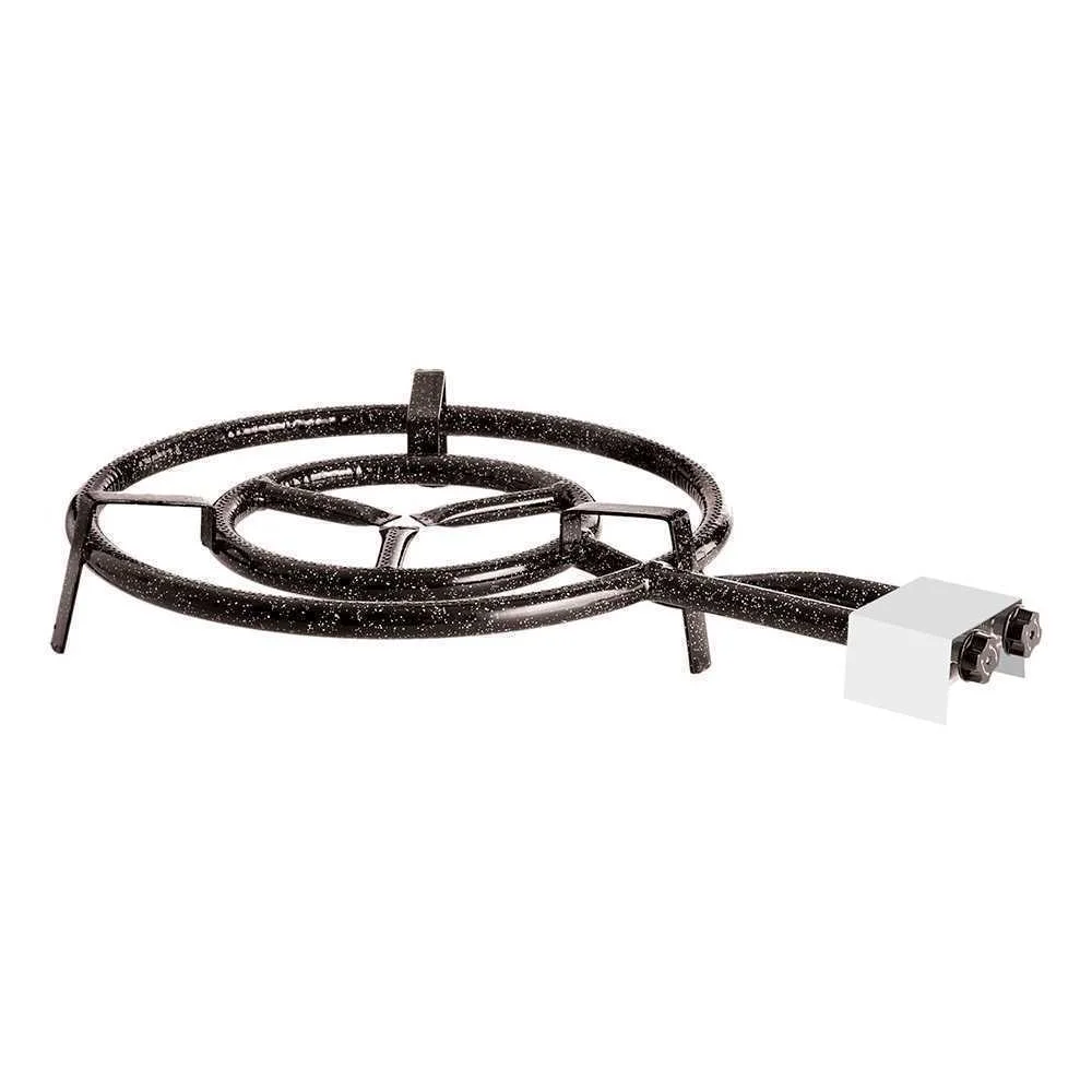 Fogareiro De Gas Butano/Propano Ø50Cm 2 Bicos Para