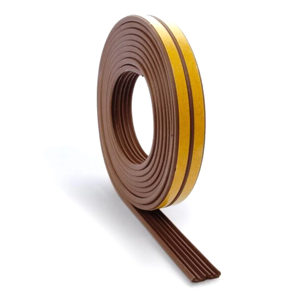 Perfil Adesivo para Calafetaçao Tipo "E" 6m X 9mm Castanho