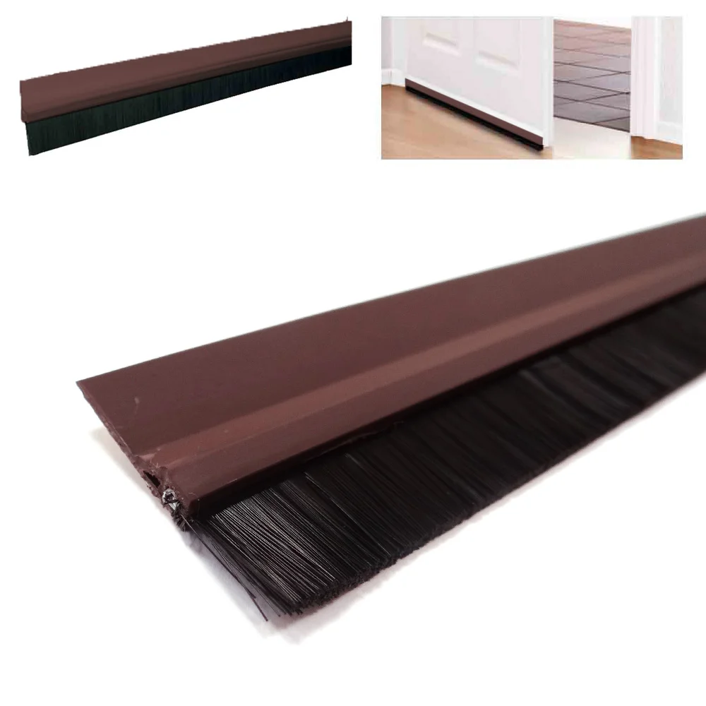 Regua Veda Porta Pvc Rigido Castanho 1m