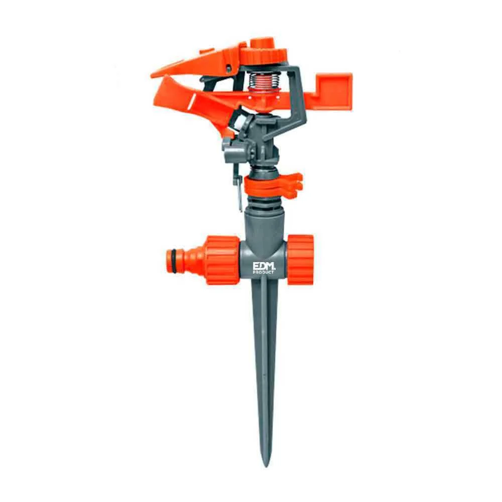 Aspersor Setorial com Estaca 20-360° Max. 400m² Ajustavel 20-360° (Blister) Edm