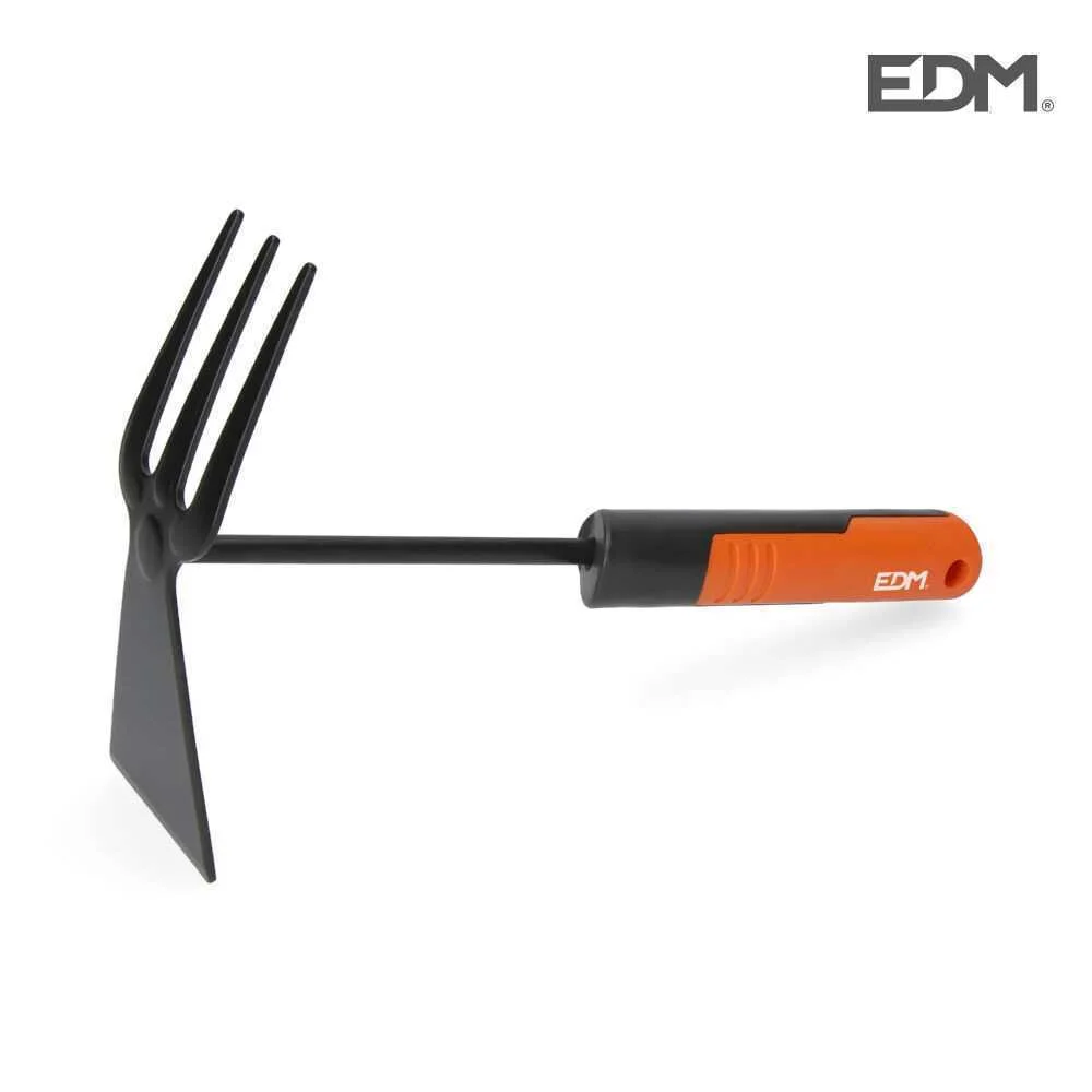Sacho com Ancinho de Jardinagem 31cm Cinza/Laranja Edm
