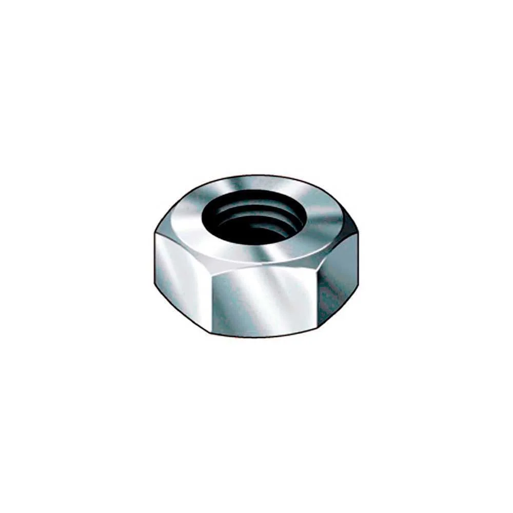 Caixa 500un Porca Hexagonal Din/Ref 934 6 Zincado.
