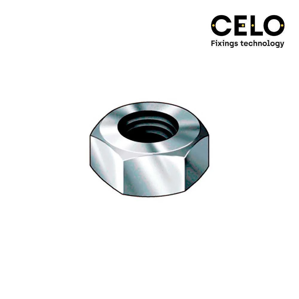 Caixa 250un Porca Hexagonal Din/Ref 934 8 Zincado.