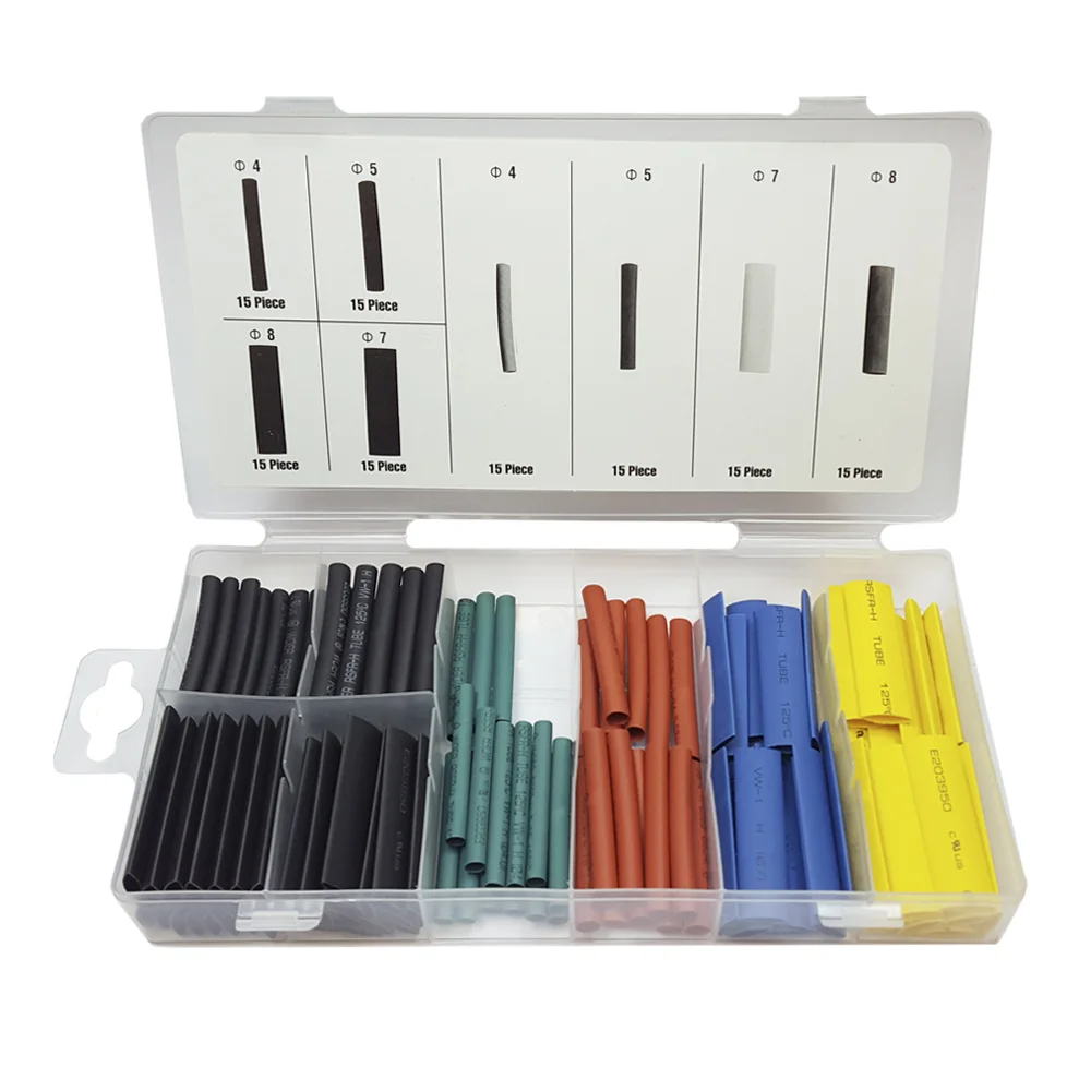 Set de 120 Mangas Termo Retractil Varias Cores e Tamanhos
