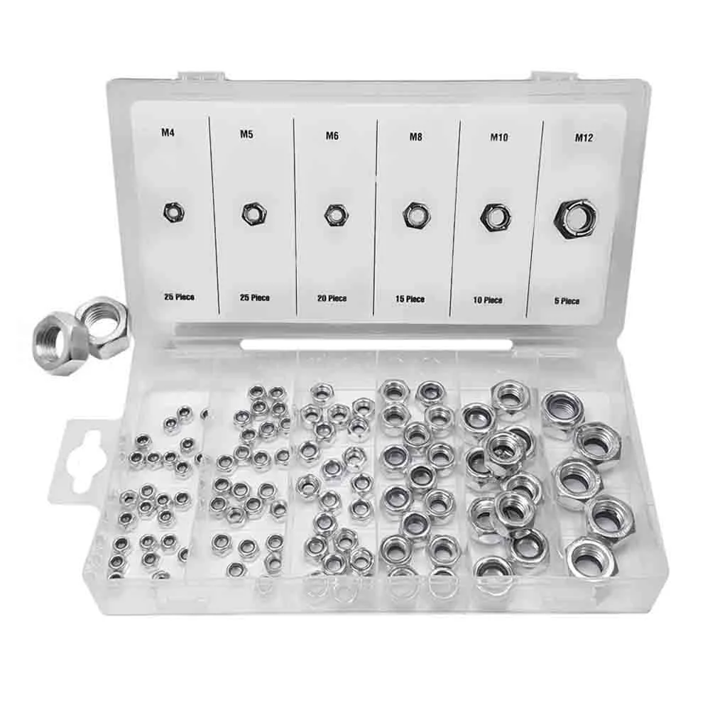 Set de 100 Porcas Autoblocantes