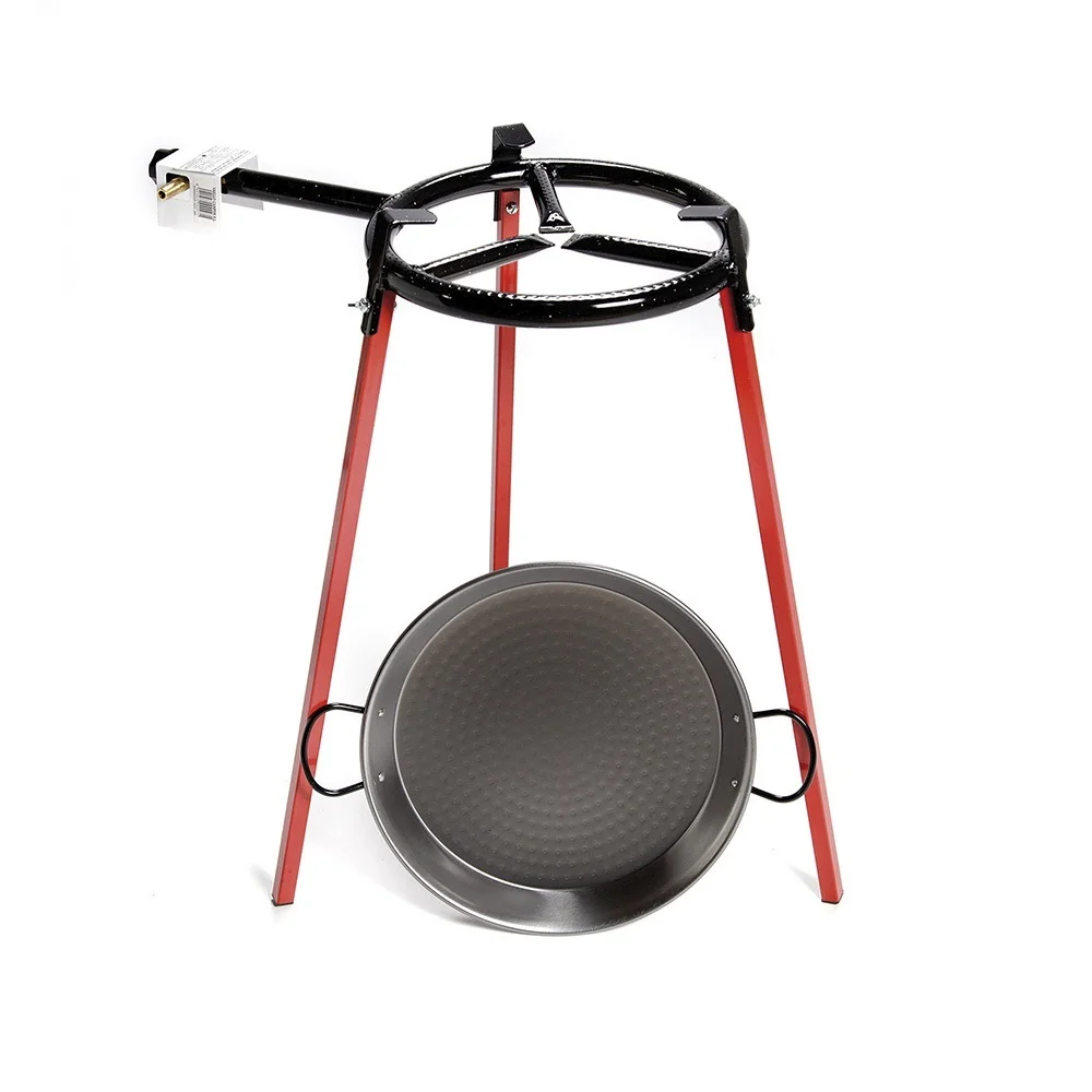 Set Frigideiras Polidas 38cm com Tripode e Queima.