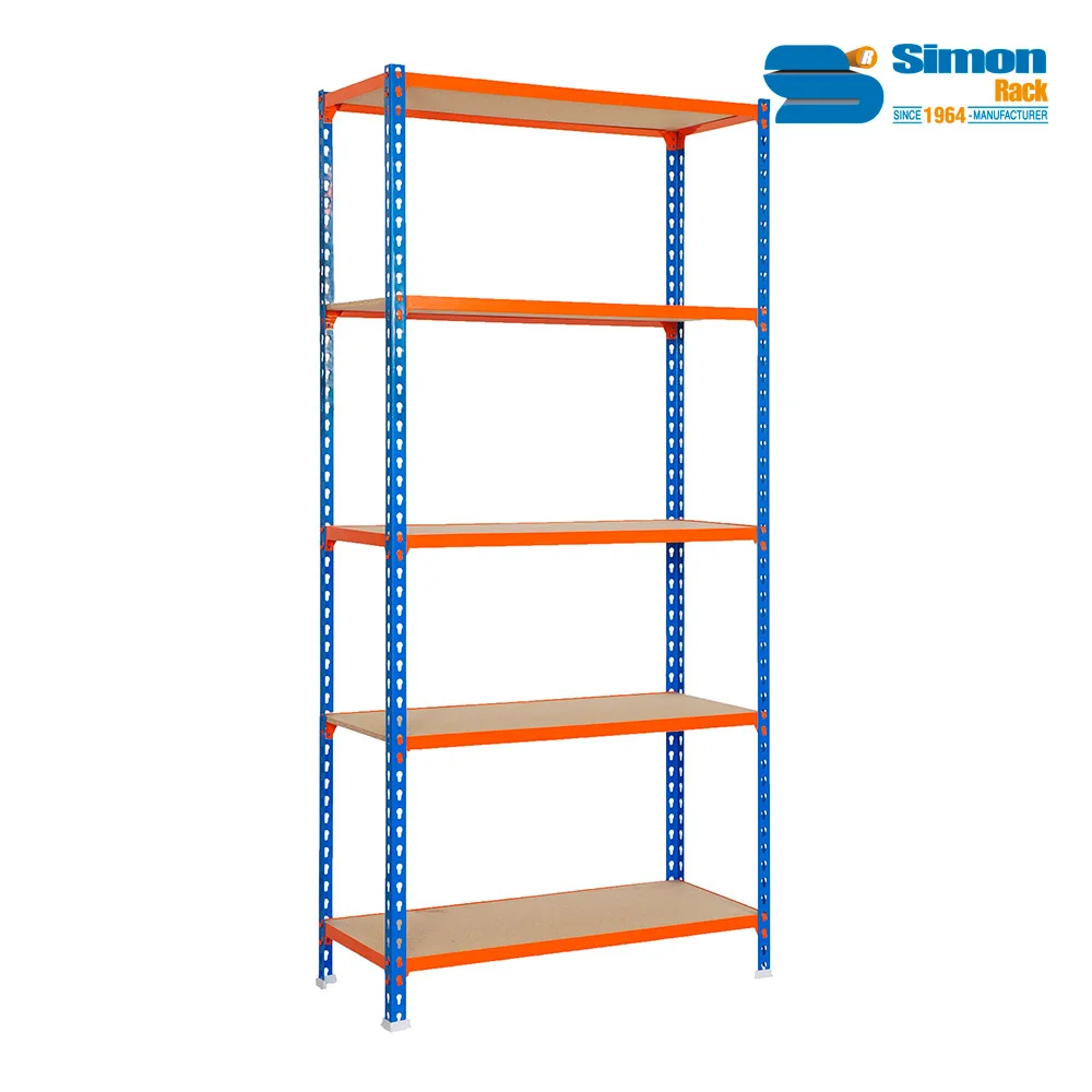 Estante Metálica Sem Parafusos com Aglomerado Moderclick 5/400 Simon Rack