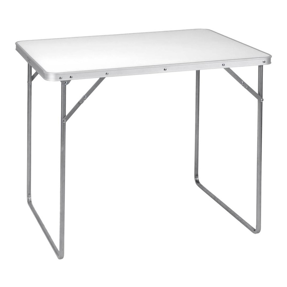Mesa de Campismo Dobrável Aluminio 80x60x69cm