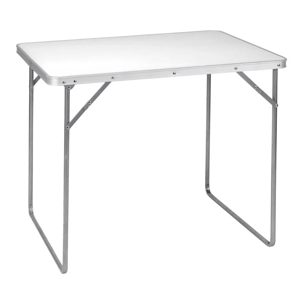 Mesa De Campismo Dobrável Aluminio 80x60x69cm