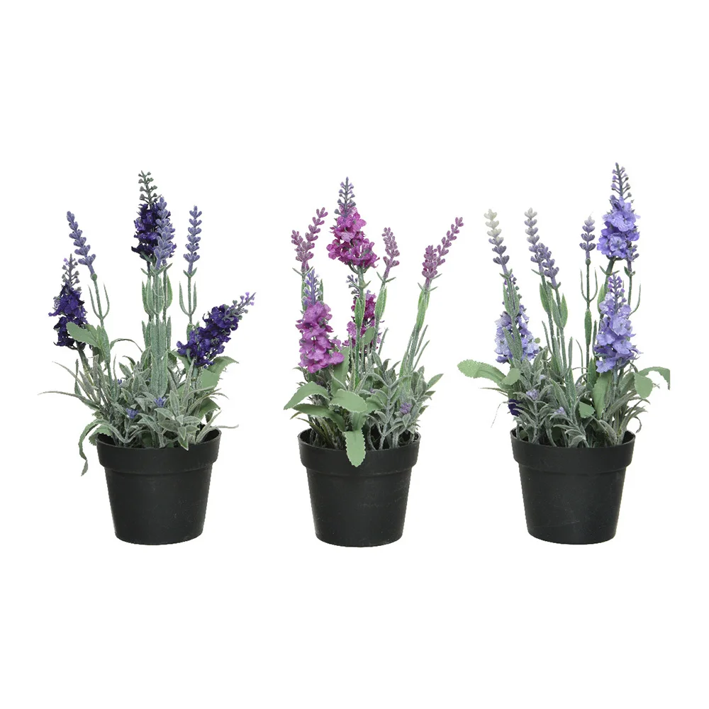Planta Artificial Lavanda Cores Sortidas