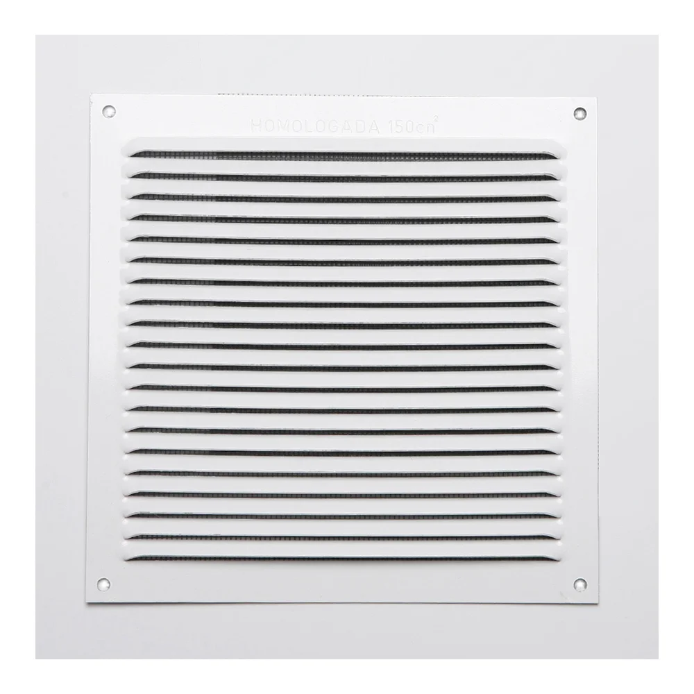 Grelhas Sem Laterais Aluminio 0.6 Lacado Branco 17
