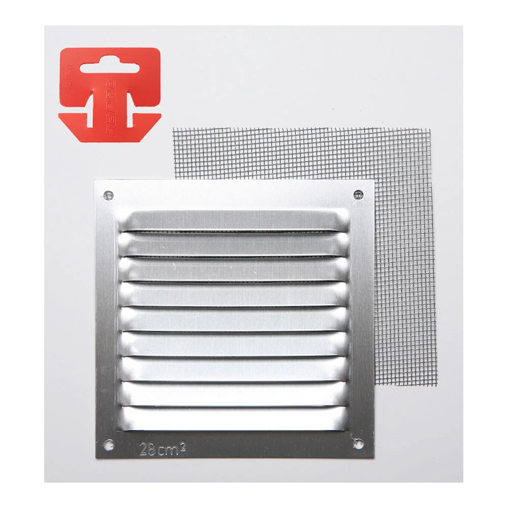 Grelhas Anti- Mosquito Aluminio 0.6 Natural 100x1.