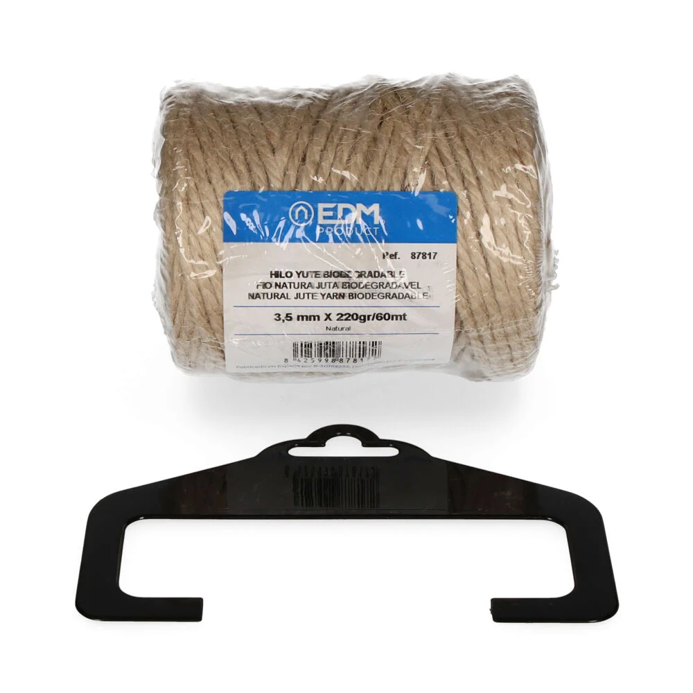 Fio Natura Juta Biodegradavel 3 Com Bobina 220G/65