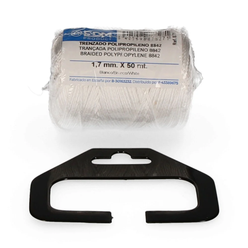 Bobine Trançada Polipropileno 8842 50m Branco Edm