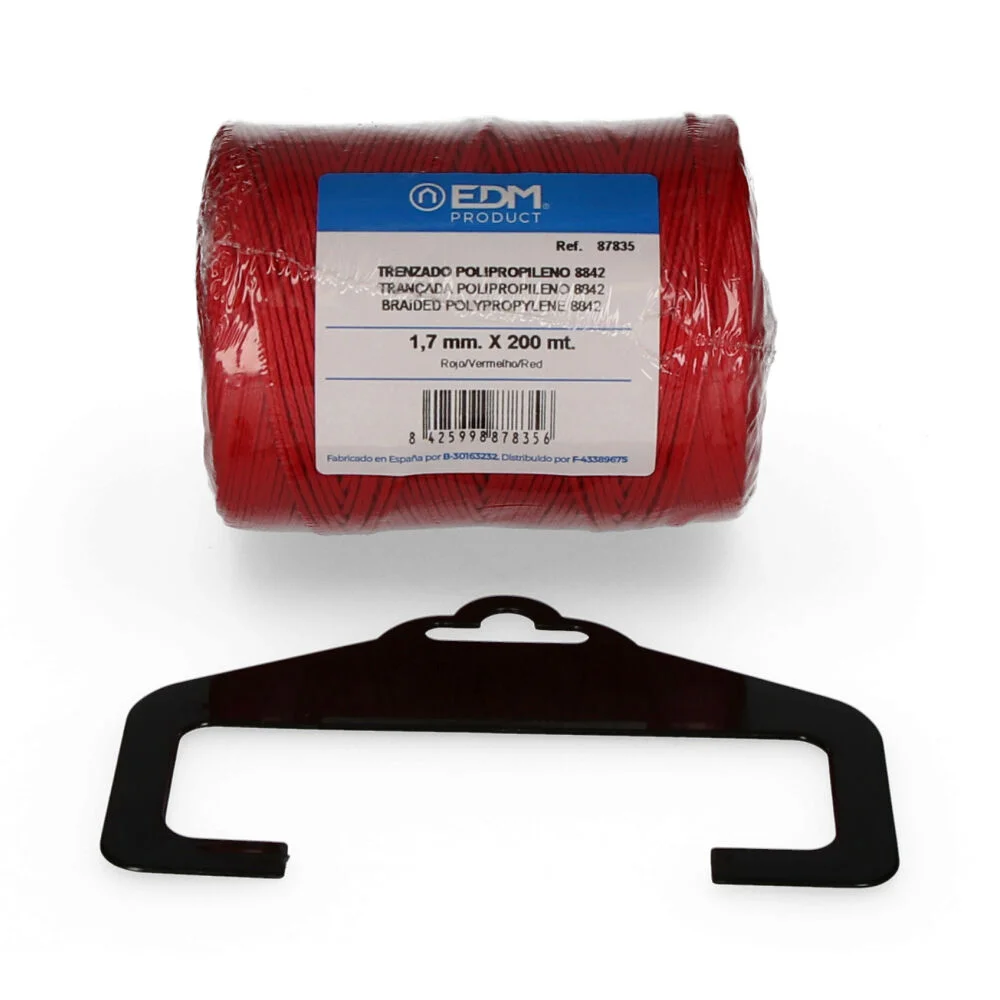 Bobine Trançada Polipropileno 8842 200mts Vermelho