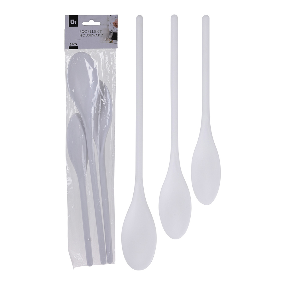 Set 3 Colheres de Plastico Tamanhos Diferentes