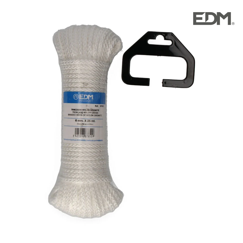 Pele Trençada Nylon 25Mts Branco Grená
