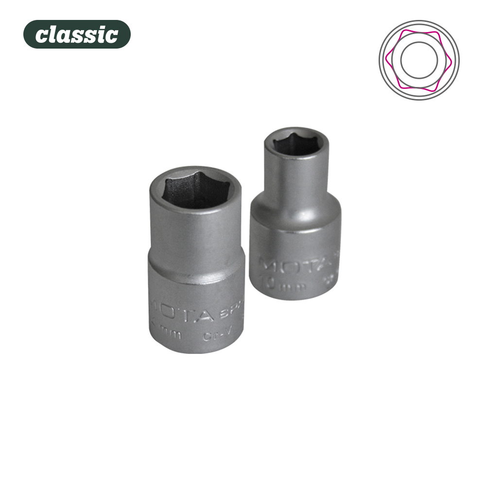 Chave De Caixa Sextavada Encaixe 1/2' De 12Mm E612