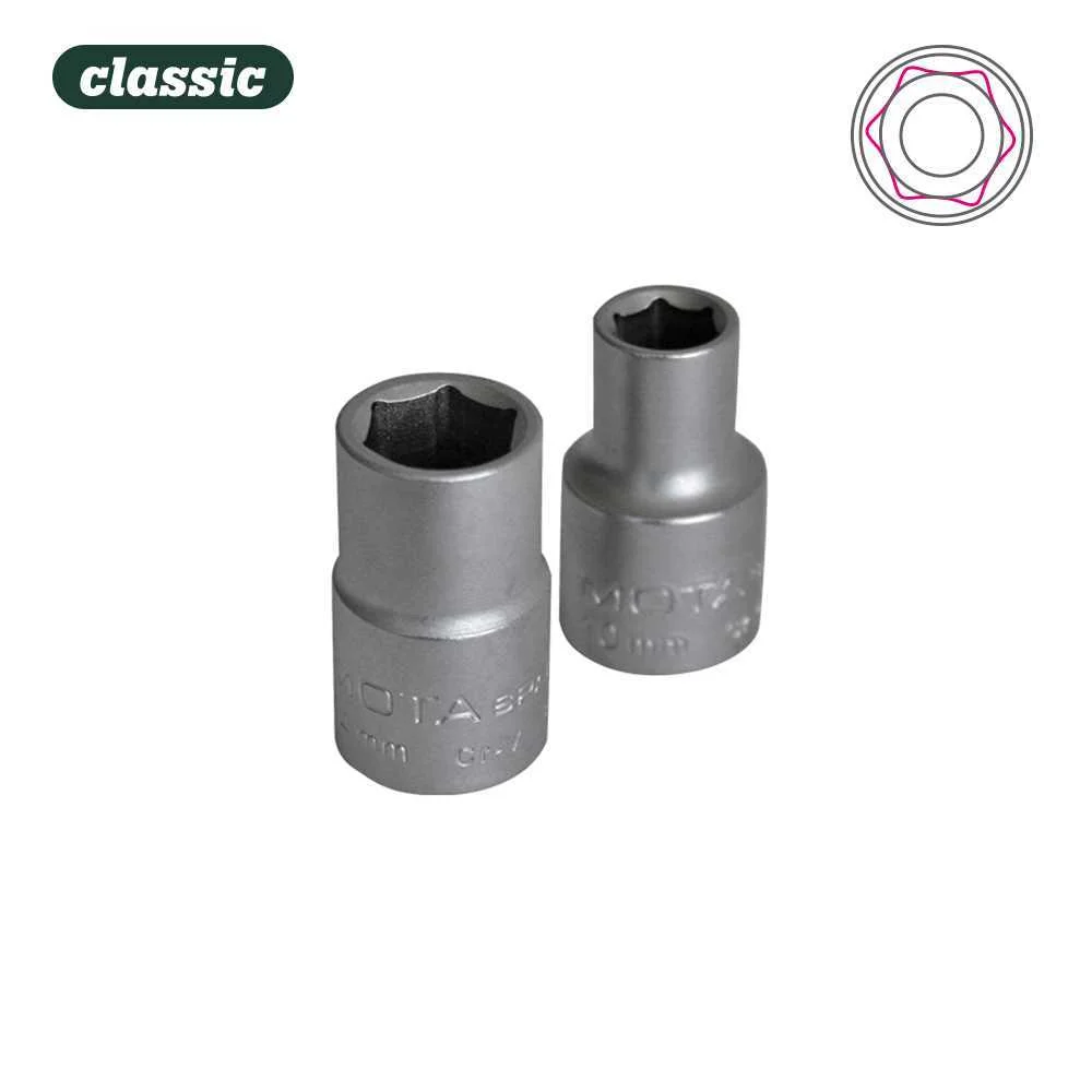 Chave de Caixa Sextavada Encaixe 1/2" de 19mm E619 Mota
