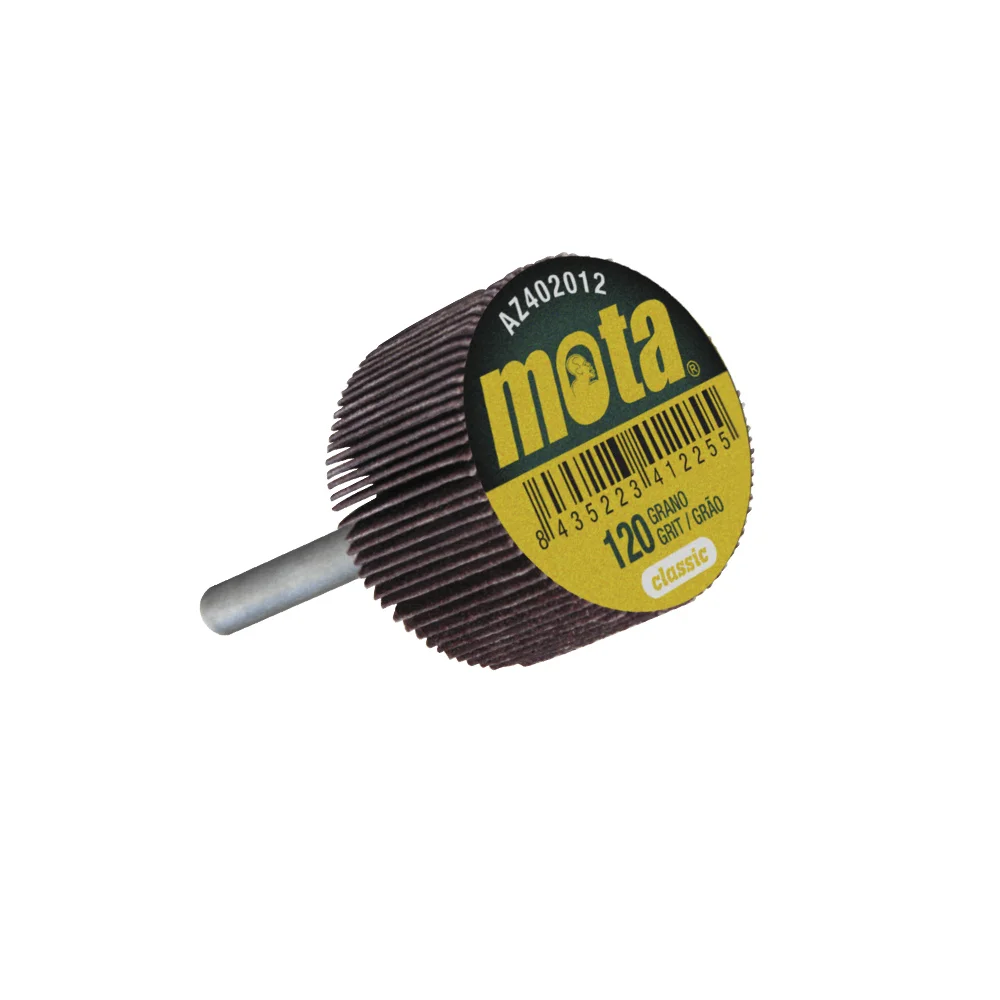 Disco de Lixa Lamelas 30x25x6mm Granula&ccedil;ao 80 Az3.