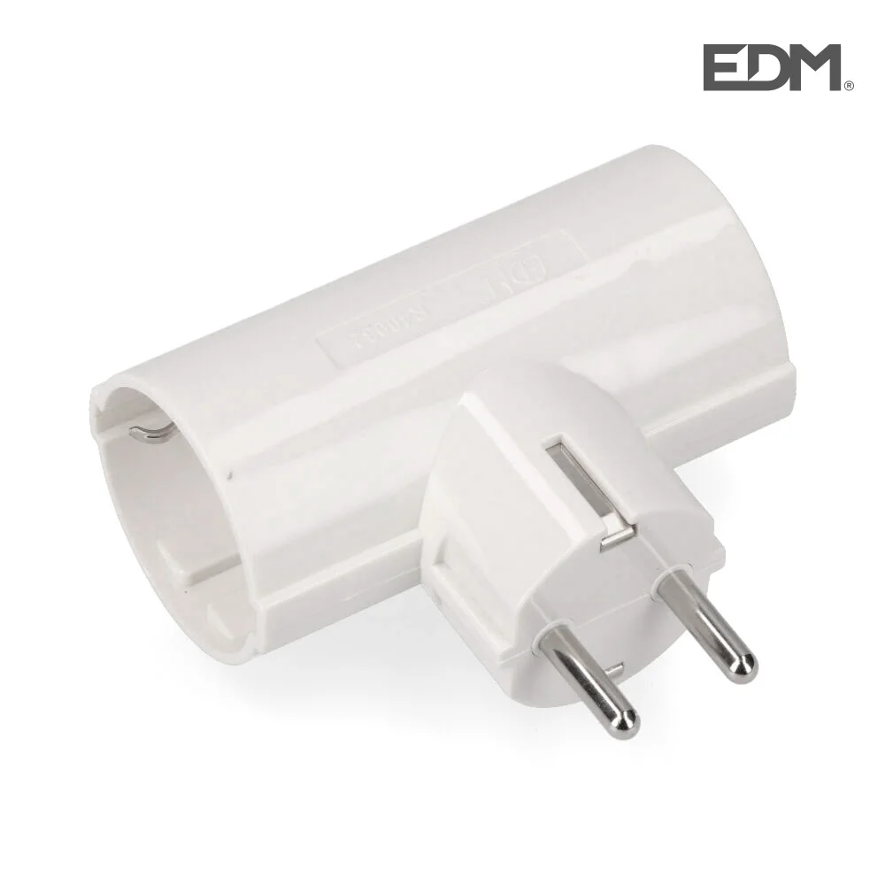 Ficha Dupla com Baquelita Embalada T/Tl 16a 250v .