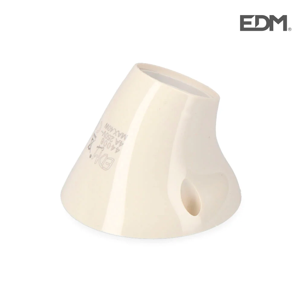 Casquilho Curvo E27 (Embalada) Edm