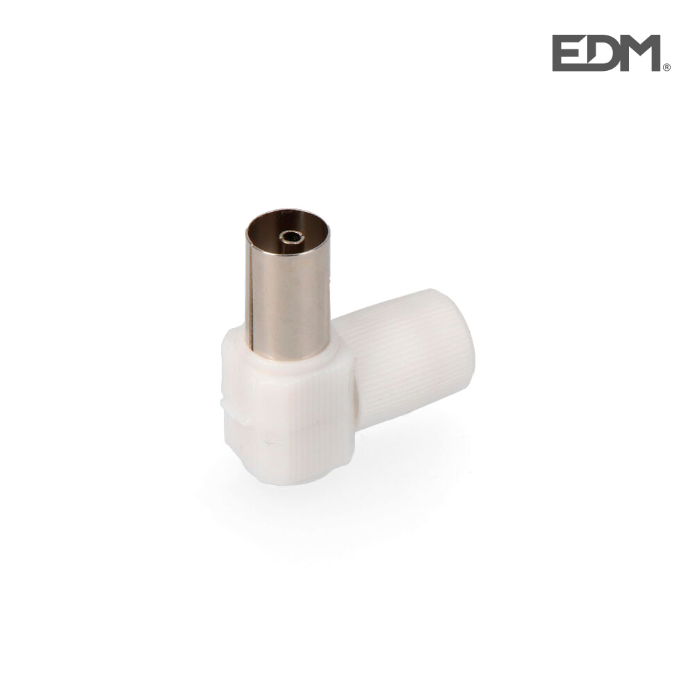 Ficha Tv Femea Curva 9,5Mm Edm Embalada