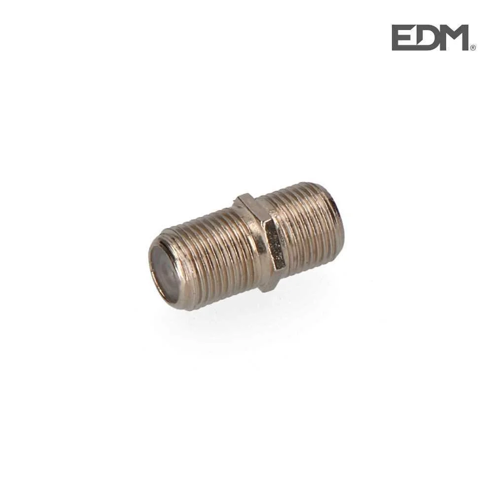 Conector União 'F' Macho-Macho Edm Embalado