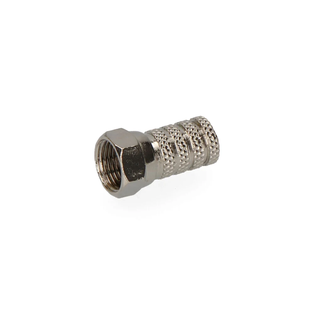 Ficha F Macho Parabolica Metalico Supra-Qualidad