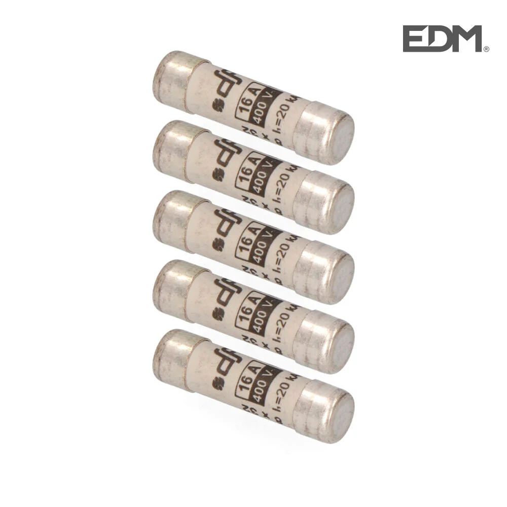 Fusivel Mt00 16a (8,5x31,5) Tipo Ticino 5 Unidade.