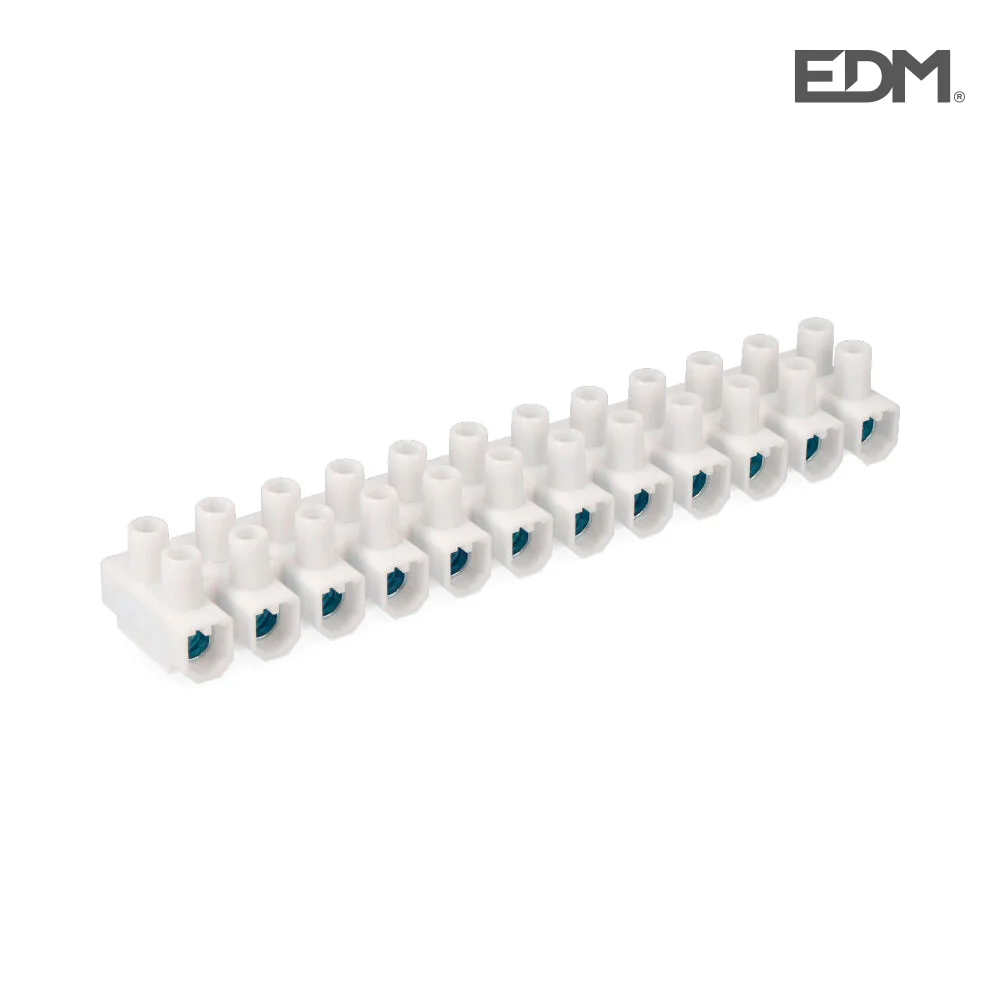 Régua de Junção de 25mm Homologada Branca (Embalada) Edm