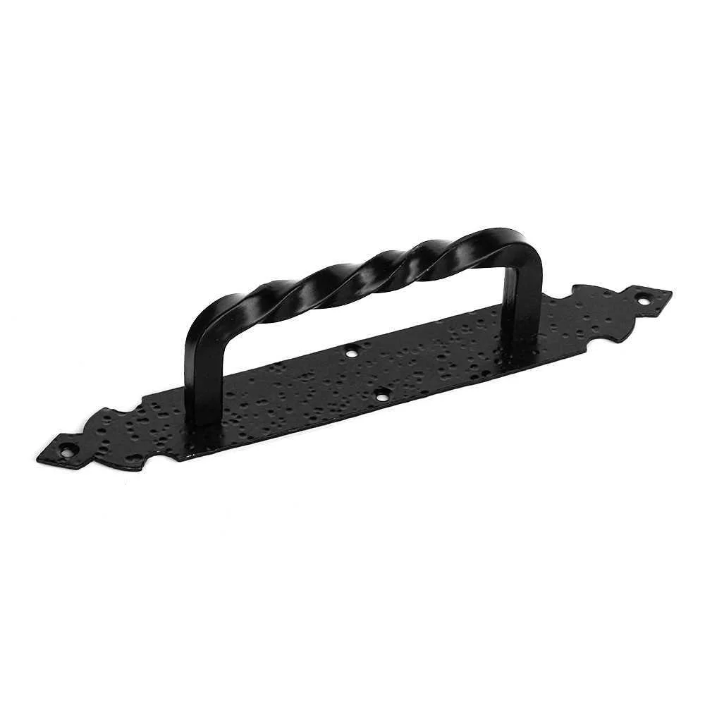 Puxador Porta 275Mm Forja Preto