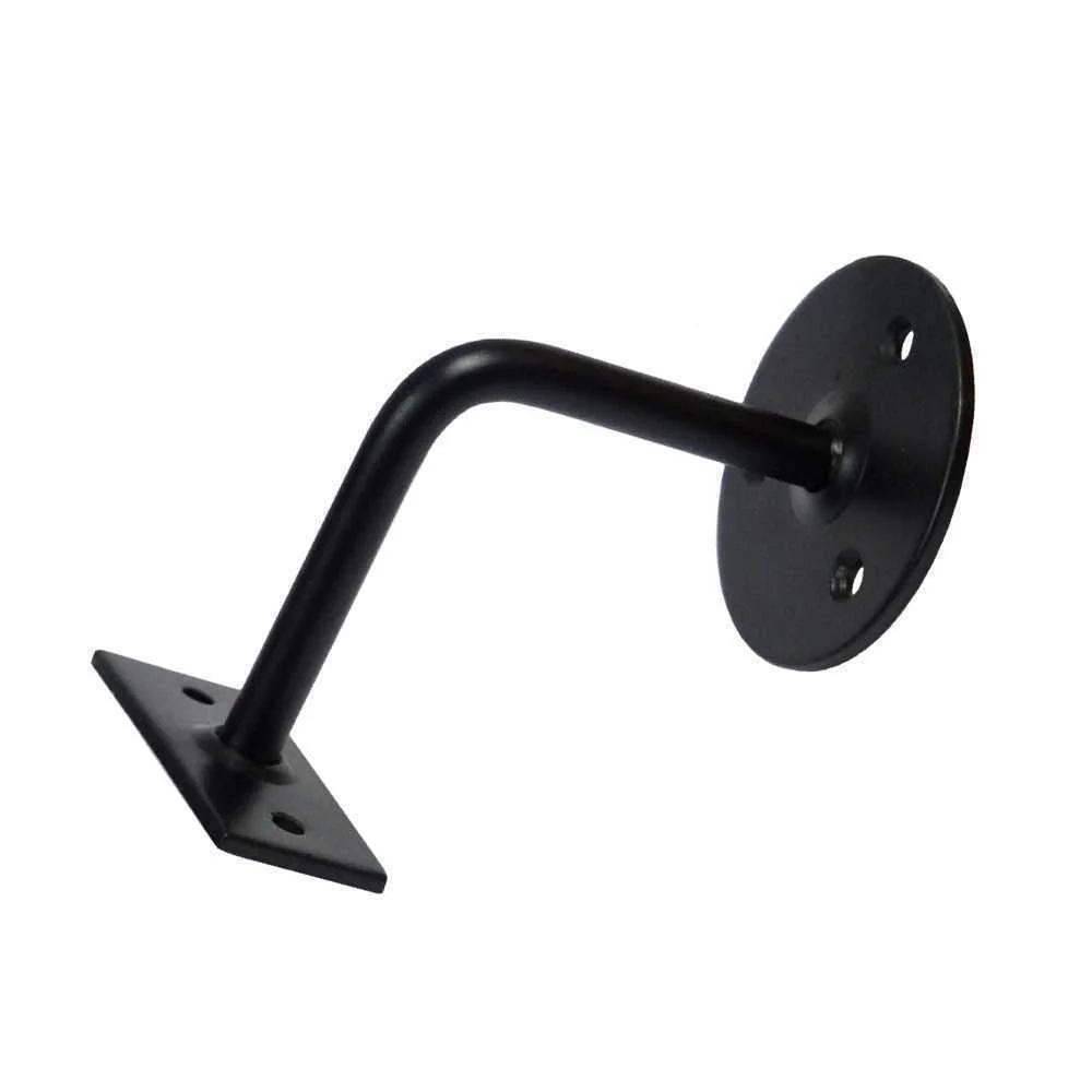 Suporte para Corrimao Preto 3 Parafusos Edm